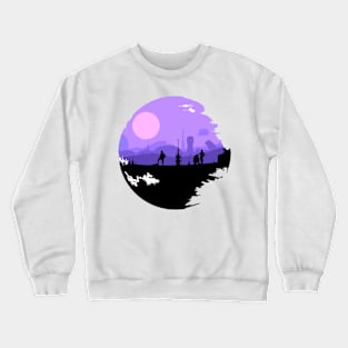 Purple Planet Crewneck Sweatshirt